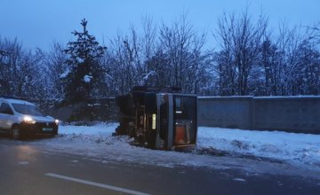 В Киевской области перевернулась маршрутка с пассажирами: есть пострадавшие (ФОТО)