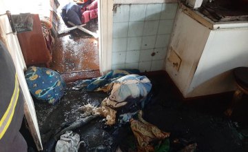 На Днепропетровщине в сгоревшем жилом доме обнаружили тело мужчины   