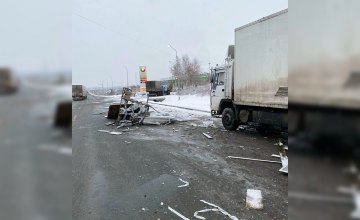 В Новомосковском районе столкнулись два грузовика: в результате ДТП погиб 1 человек, еще 2 человека пострадали