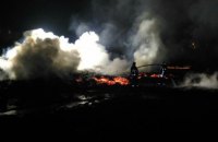 В Днепре спасатели более более часа тушили пожар на ул. Осенней