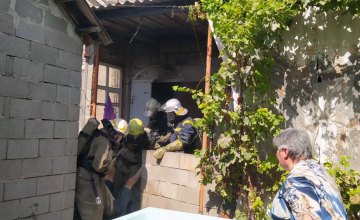 Пожар в Каменском: пострадал 58-летний мужчина