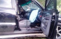 В Днепропетровской области иномарка врезалась в дерево: спасатели деблокировали водителя из авто