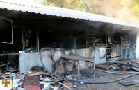В Самарском районе Днепра загорелся торговый киоск 