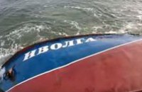 В сети появилось видео с место крушения катера в Затоке (ВИДЕО)