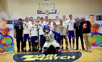 Молоді спортсмени з Дніпра стали призерами Всеукраїнської баскетбольної ліги