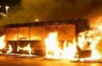 В Житомирской области сгорел рейсовый автобус 