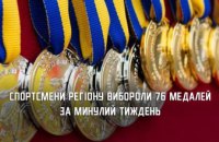 За тиждень спортсмени Дніпропетровщини здобули 76 медалей на чемпіонатах України 