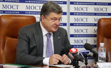 Президент Порошенко сегодня даст первую пресс-конференцию