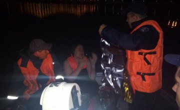 ​В Киеве спасли женщину, едва не утонувшую в реке Днепр (ФОТО)