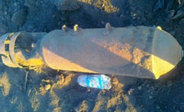 В Днепропетровской области обнаружили 250- миллиметровую фугасную авиационную бомбу 