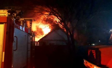 ​На Днепропетровщине сгорел одноэтажный частный дом
