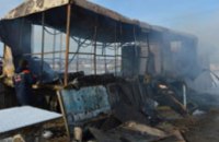 В Новомосковском районе мужчина сгорел в металлическом вагончике (ФОТО)