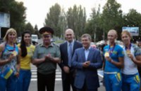 В Днепропетровск из Лондона вернулись чемпионки Олимпиады по академической гребле