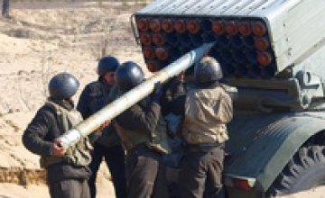 На Новомосковском полигоне стреляли из реактивных систем залпового огня «Град»