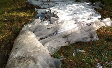 На Днепропетровщине на территории школы обнаружили свалку ядовитых отходов (ФОТО)