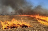 Увага – пожежна небезпека: мешканців області закликають не палити стерню та сміття