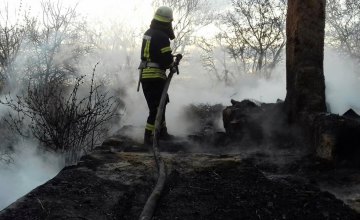 ﻿На Днепропетровщине при пожаре в собственном доме погиб мужчина