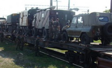 В Днепропетровской области выполняется передислокация военной техники (ФОТО)