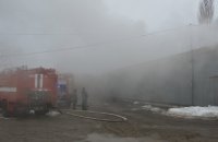 В АНД районе Днепра сгорел склад (ФОТО)