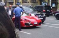 Пьерлуиджи Коллина на Ferrari совершил ДТП в Киеве 