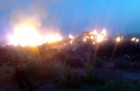 На Днепропетровщине сгорели 5 тысяч тюков соломы урожая 