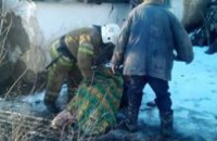 В Днепропетровской области спасатели вынесли из огня 87-летнюю женщину