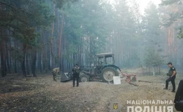 ​В Луганской области тракторист гасил лесной пожар и подорвался на боеприпасе