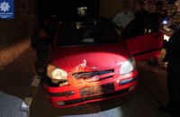 ​В Днепре пьяный водитель на Daewoo Matis врезался в столб и  скрылся с места происшествия 