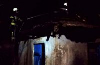 На Днепропетровщине при пожаре на территории частного дома сгорела летняя кухня