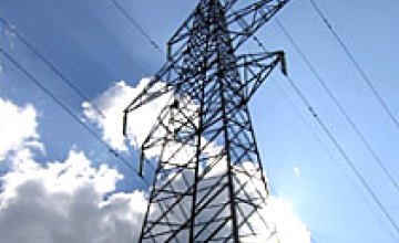 В декабре 2008 года объем потребления электроэнергии в Днепропетровской области снизился на 30%