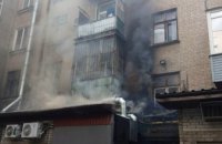 Пожар на пр. Слобожанский в Днепре: загоревшаяся проводка чуть не привела к трагедии (ФОТО)