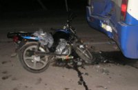 В Ровенской области во время столкновения с автобусом погиб мотоциклист