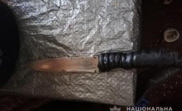 На Днепропетровщине пьяный мужчина пытался заколоть ножом своего приятеля