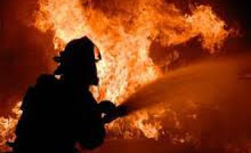 В Новомосковске горел частный магазин: пострадавших нет (ВИДЕО)