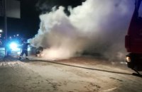 В Павлограде сгорел Opel