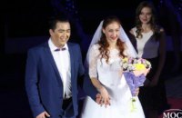 На арене днепровского цирка состоялась свадьба эквилибристов (ФОТО)