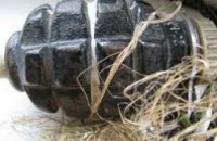 В АНД районе Днепропетровска местный житель нашел гранату