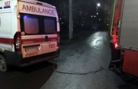 В Кривом Роге увяз в грязи автомобиль скорой помощи