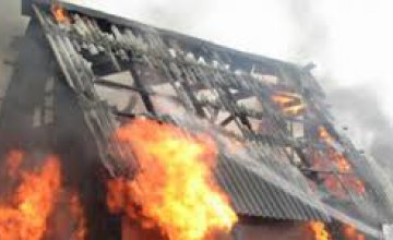На Днепропетровщине пенсионер сгорел в собственном доме