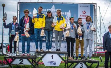 Дніпровські спортсмени вибороли призове місце на чемпіонаті Східної Європи з вітрильного спорту 