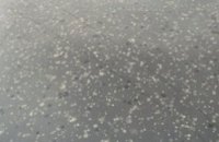 В Никополе идет грязный ливень 