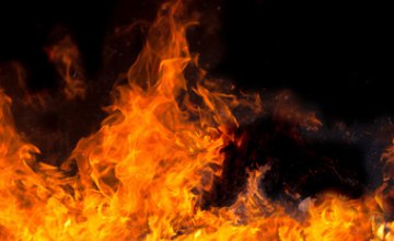 В Никополе горел магазин: огонь уничтожил крышу и мебель