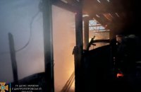 Ночью в Подгородном спасатели тушили пожар