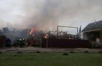 В сгоревшем частном доме в Киеве произошел взрыв неизвестного вещества, - ГСЧС (ФОТО)
