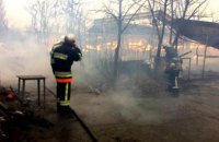 В Одесской области сгорела база отдыха (ФОТО)