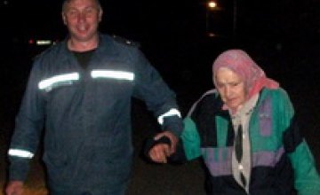 В Днепропетровской области спасатели разыскали заблудившуюся в лесу пенсионерку