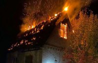 В Подгородном случился пожар в садовом обществе: сгорел дачный дом