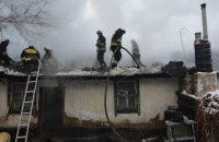 На левом берегу Днепра произошел масштабный пожар в частном секторе (ФОТО, ВИДЕО)
