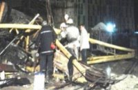 В Киеве из-за падения башенного крана погибла женщина