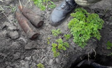 В Днепропетровской области пиротехники уничтожили 14 устаревших боеприпасов